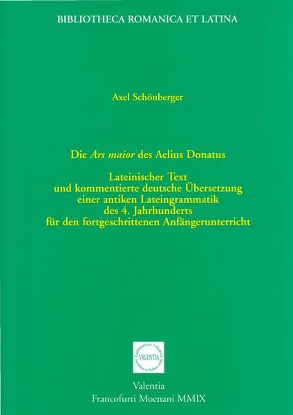 Die Ars maior des Aelius Donatus Contemporary literature