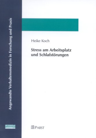 Stress am Arbeitsplatz und Schlafstörungen Medicine