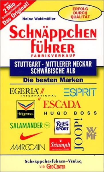 Schnäppchenführer Stuttgart, Mittlerer Neckar, Schwäbische Alb book