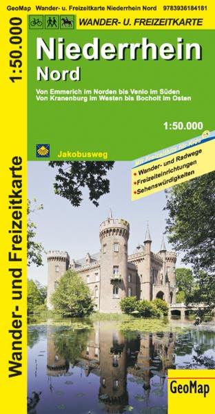 Niederrhein Nord Wander- und Freizeitkarte: 1:50.000 (Geo Map) Leisure, Home & Garden