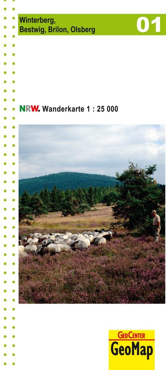 Winterberg Blatt 01 topographische Wanderkarte NRW: 1:25.000 (Geo Map) Leisure, Home & Garden