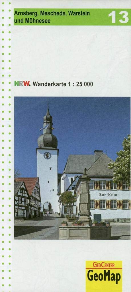 Nordrhein-Westfalen Wanderkarte 13. Arnsberg, Meschede, Warstein und Möhnsee 1:25 000 Leisure, Home & Garden