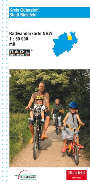 Radwanderkarte Kreis Bielefeld, Stadt Gütersloh 1 : 50 000 book