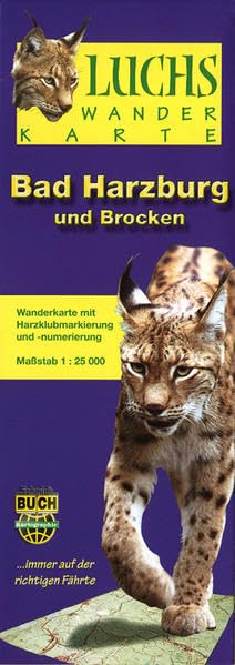 Bad Harzburg und Brocken: Wanderkarte mit Harzklubmarkierung und -numerierung im Maßstab 1:25000 Leisure, Home & Garden
