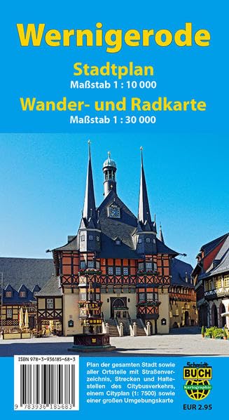 Stadtplan Wernigerode: Mit Cityplan sowie Rad- und Wanderkarte Leisure, Home & Garden