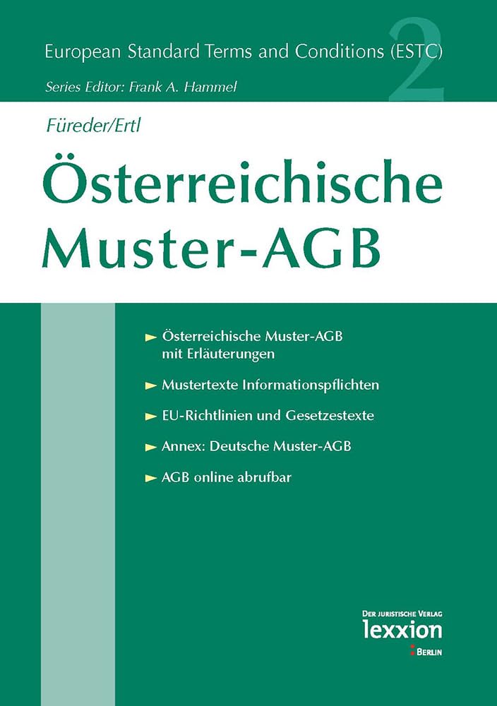 Österreichische Muster-AGB (European Standard Terms and Conditions, Band 2) Law