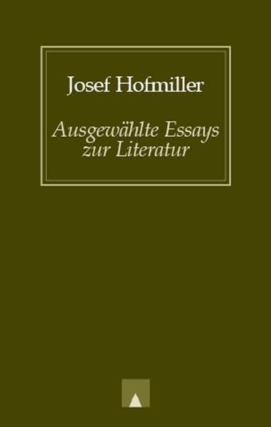 Ausgewählte Essays zur Literatur book