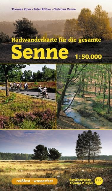 Radwanderkarte für die gesamte Senne: 1:50.000: Reißfest, wasserfest (Radwanderführer Senne) Leisure, Home & Garden