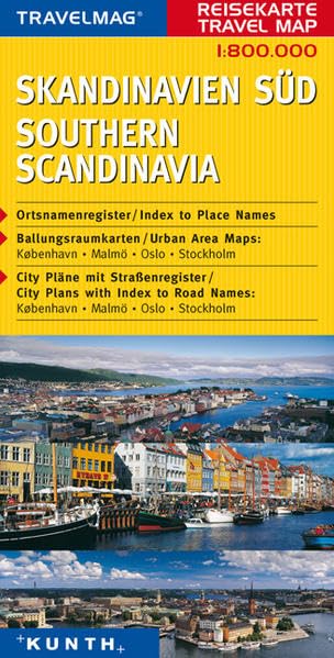 Skandinavien Süd 1 : 800 000: Reisekarten Europa book