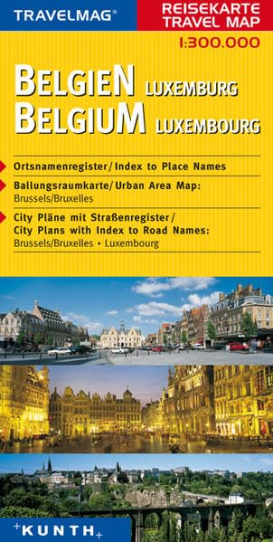 Reisekarte : Belgien / Luxemburg Leisure, Home & Garden