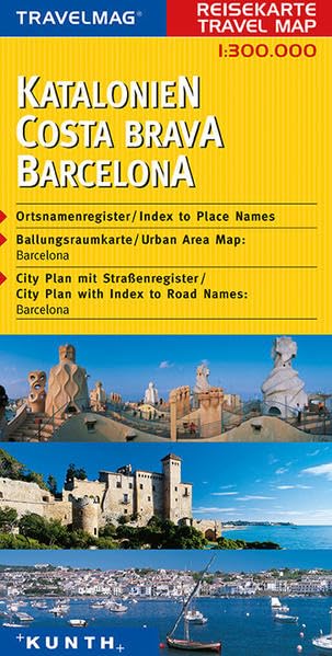 Reisekarte : Katalonien / Costa Brava / Barcelona Leisure, Home & Garden