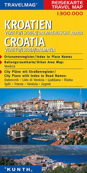 Reisekarte : Kroatien Leisure, Home & Garden