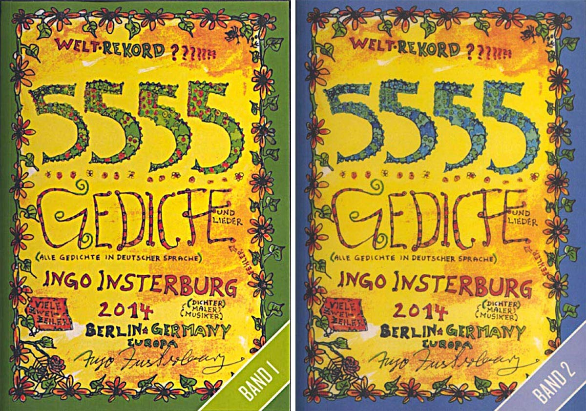 5555 Gedichte Band 1 (INGO INSTERBURG) Humour & Satire