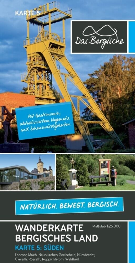 Naturpark Bergisches Land 1:25.004 Leisure, Home & Garden
