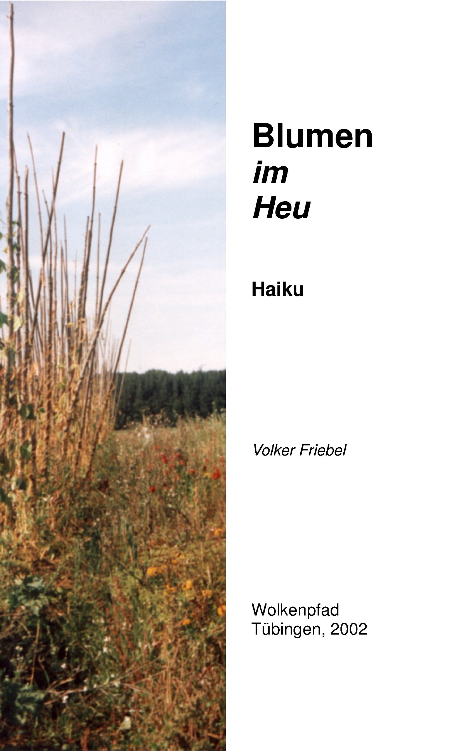 Blumen im Heu. book