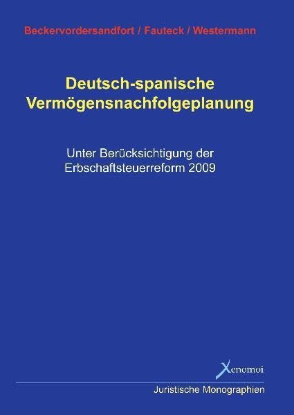 Deutsch-spanische Vermögensnachfolgeplanung book