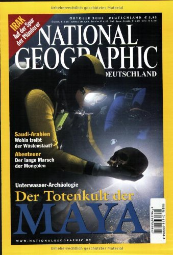 National Geographic Oktober 2003: Totenkult der Maya Books