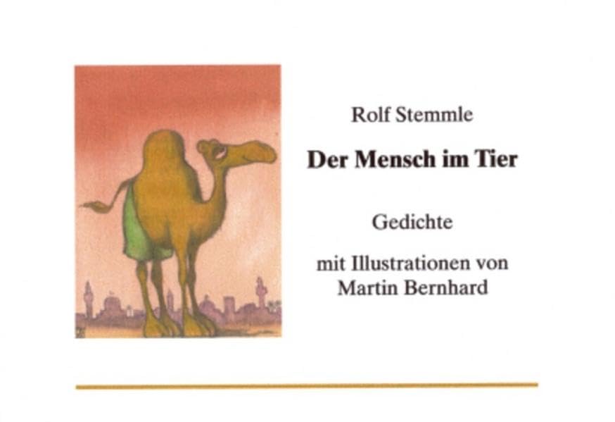 Der Mensch im Tier: meist heitere Gedichte Poetry