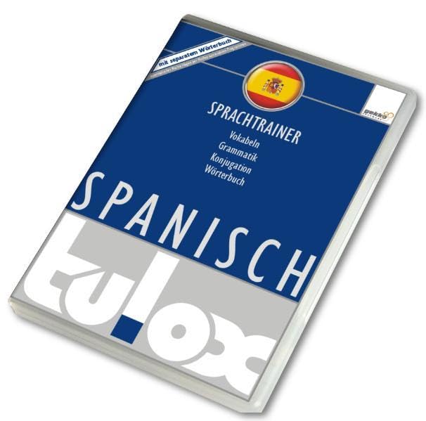 tulox Sprachtrainer Spanisch - Vokabeltrainer, Konjugations- und Grammatiktrainer inklusive großem Wörterbuch mit 90.000 fremdsprachlichen vertonten ... vertonten Vokabeln. Für Windows XP/Vista/7 General education