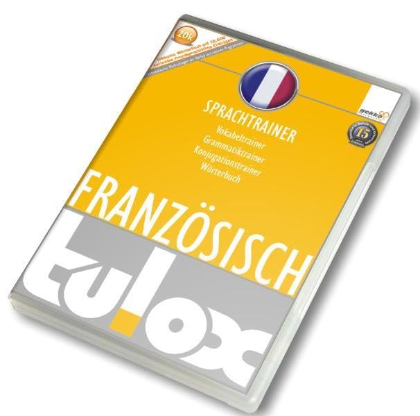 tulox Sprachtrainer Französisch  - Vokabeltrainer, Konjugations- und Grammatiktrainer inklusive e-Euro-Wörterbuch mit 20.000  fremdsprachlich vertonten Vokabeln. Windows Vista; XP; ME; 98 software