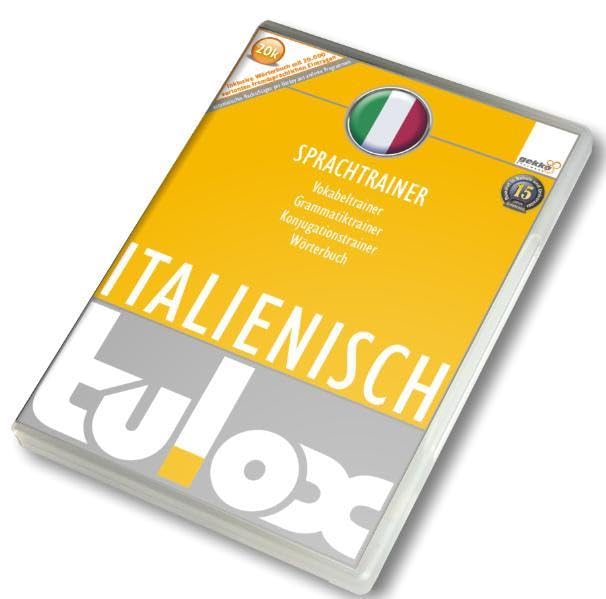 tulox Sprachtrainer Italienisch - Vokabeltrainer, Konjugations- und Grammatiktrainer inklusive e-Euro-Wörterbuch mit 20.000 fremdsprachlichen vertonten Vokabeln Other software