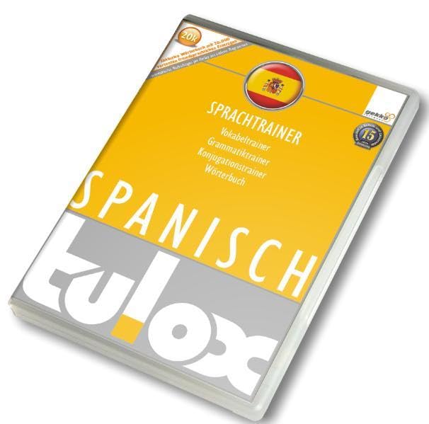 tulox Sprachtrainer Spanisch - Vokabeltrainer, Konjugations- und Grammatiktrainer inklusive e-Euro-Wörterbuch mit 20.000 fremdsprachlichen vertonten Vokabeln Other software