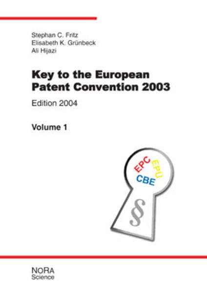 Key to the European Patent Convention 2003 Law