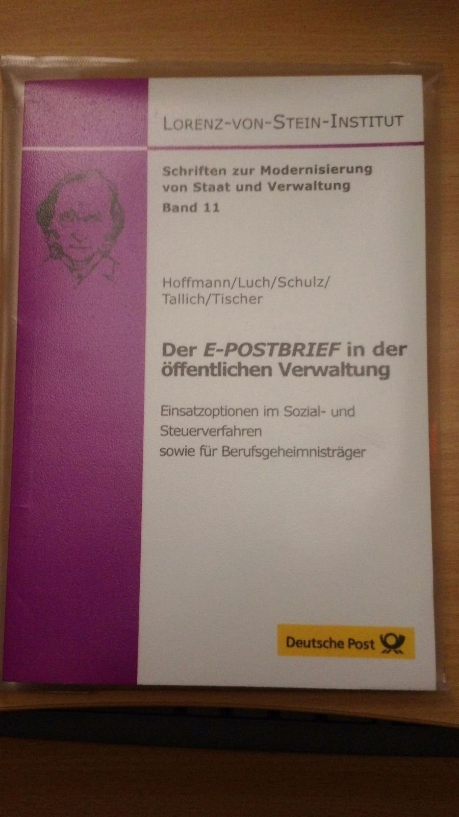 Der E-POSTBRIEF in der öffentlichen Verwaltung (Schriften zur Modernisierung von Staat und Verwaltung) Law