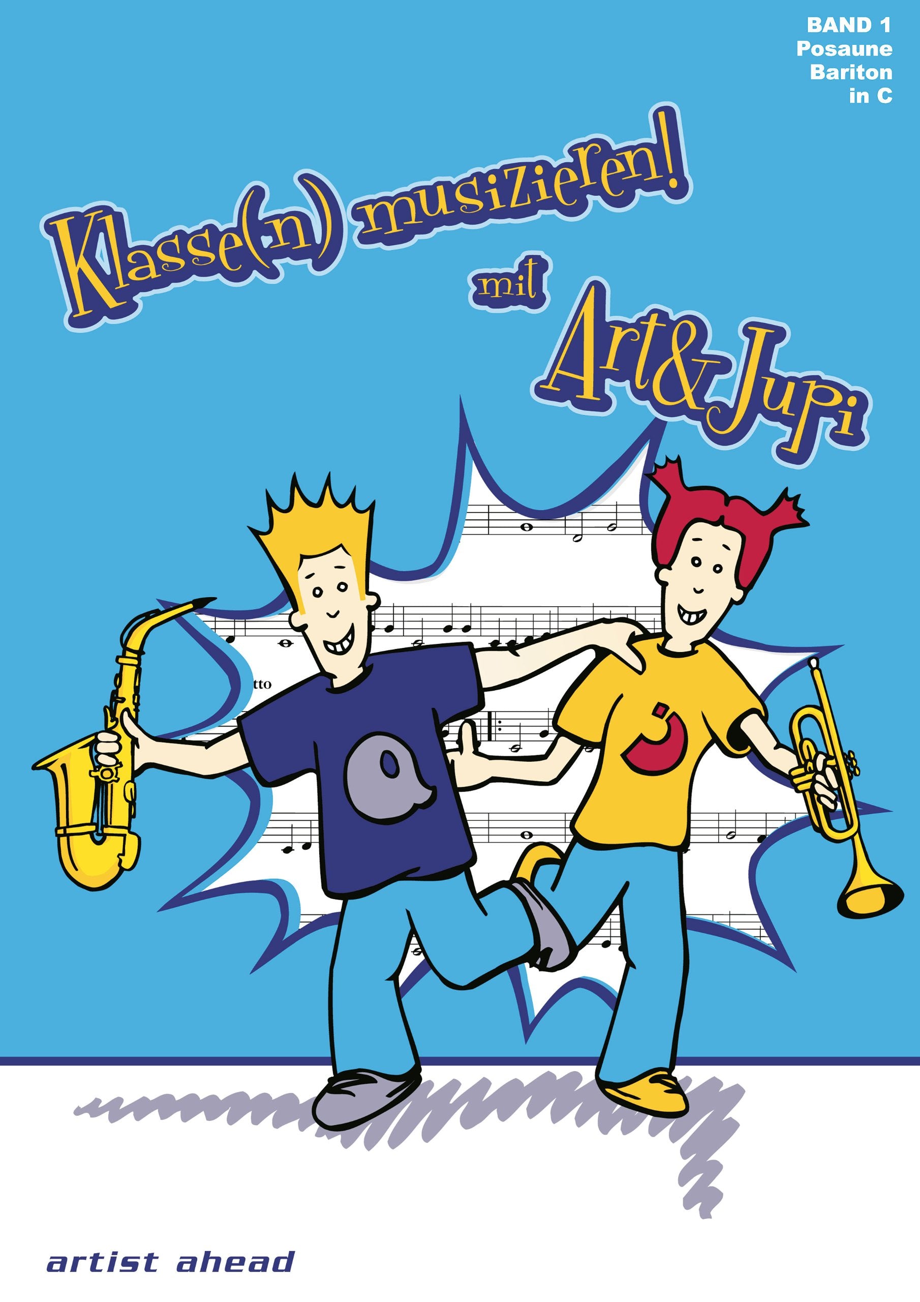 Klasse(n) musizieren mit Art & Jupi - Band 1: Posaune und Bariton Sheet Music
