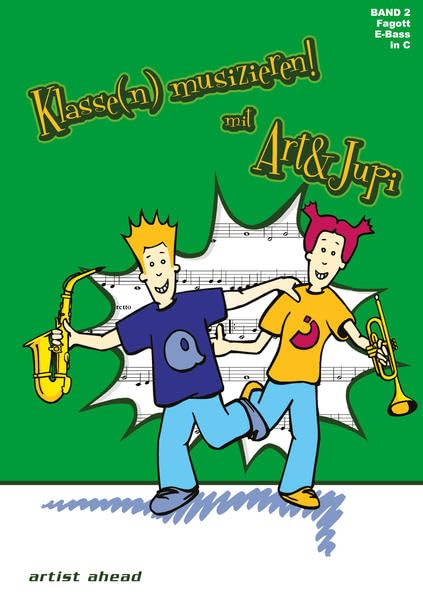 Klasse(n) musizieren mit Art & Jupi - Band 2: Fagott und E-Bass Sheet Music