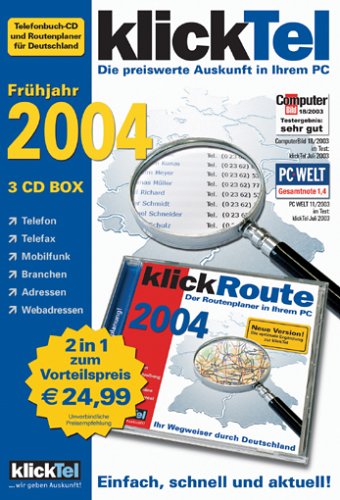 KlickTel + KlickRoute "2 in 1" Frühjahr 2004 Other software