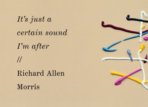 Richard Allen Morris. It's just a certain sound I'm after Manga
