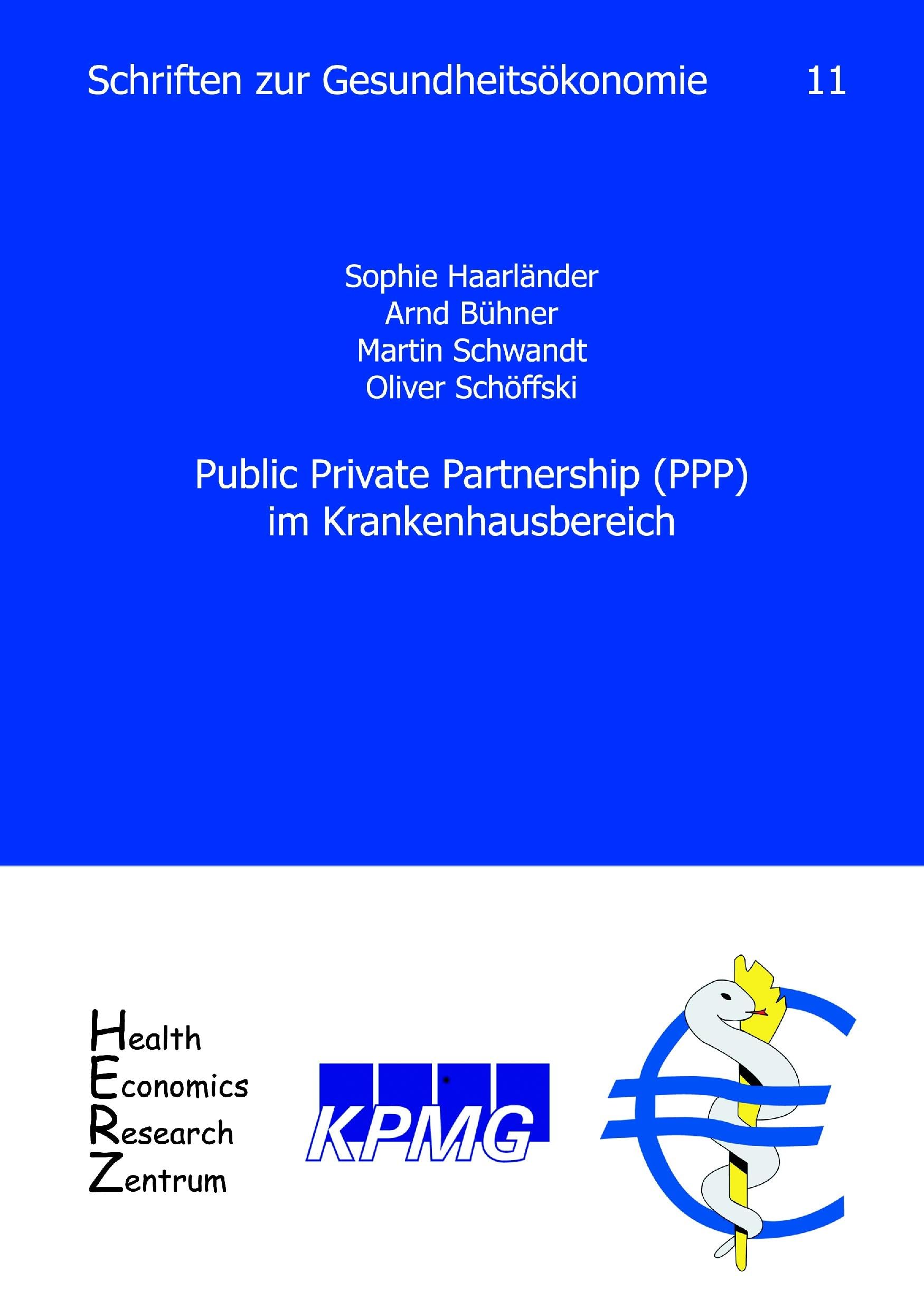 Public Private Partnership (PPP) im Krankenhausbereich Medicine