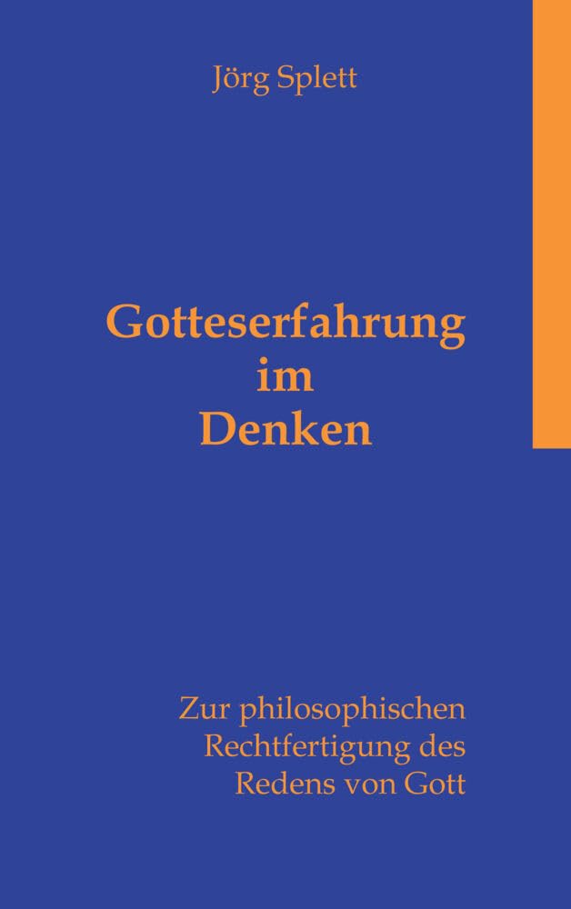 Gotteserfahrung im Denken Philosophy