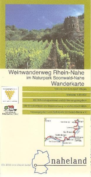 Weinwanderweg Rhein - Nahe 1 : 50 000 Leisure, Home & Garden