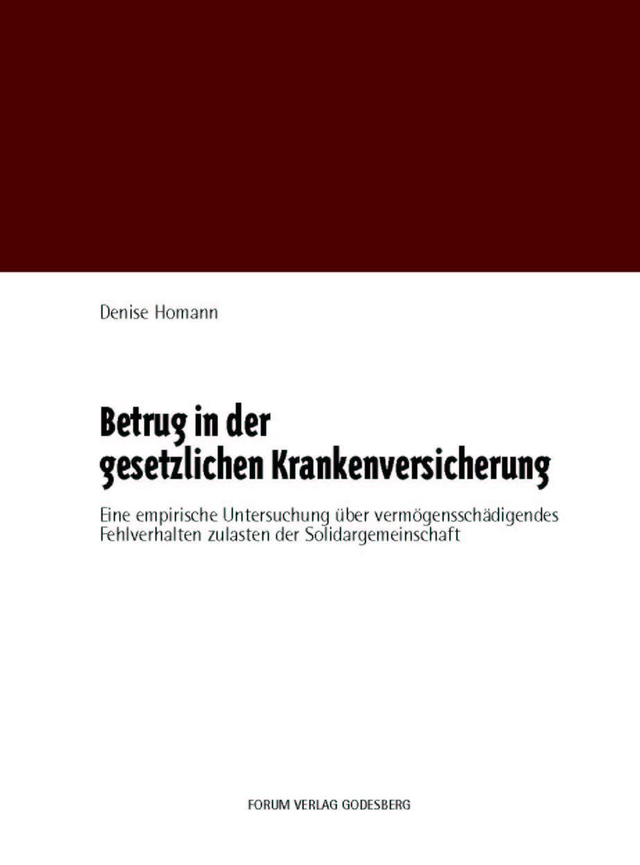 Betrug in der gesetzlichen Krankenversicherung Law