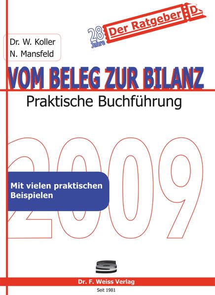 Product Image: Vom Beleg zur Bilanz 2009