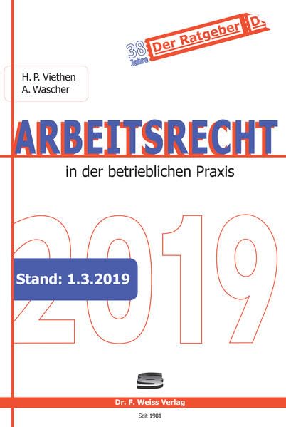 Product Image: Arbeitsrecht 2019