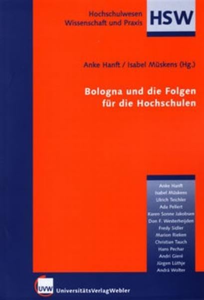 Bologna und die Folgen für die Hochschule (Hochschulwesen: Wissenschaft und Praxis) Education & Training