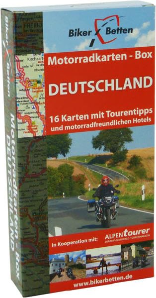 Motorradkarten Box Deutschland 1 : 3000 000 Leisure, Home & Garden