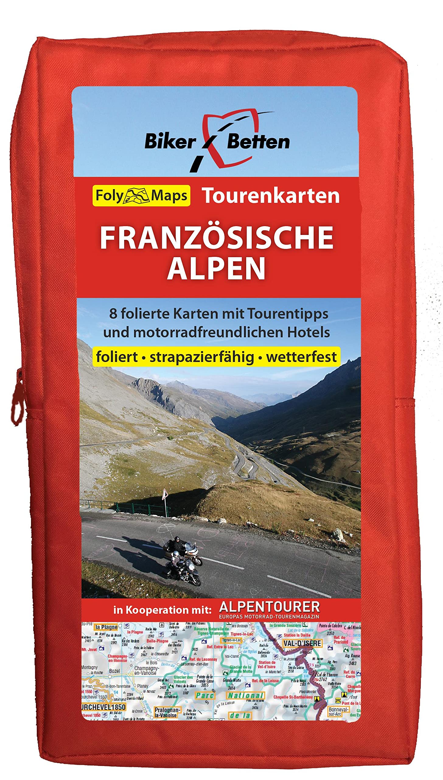 Biker Betten - Französische  Alpen 1 : 250 000 Leisure, Home & Garden