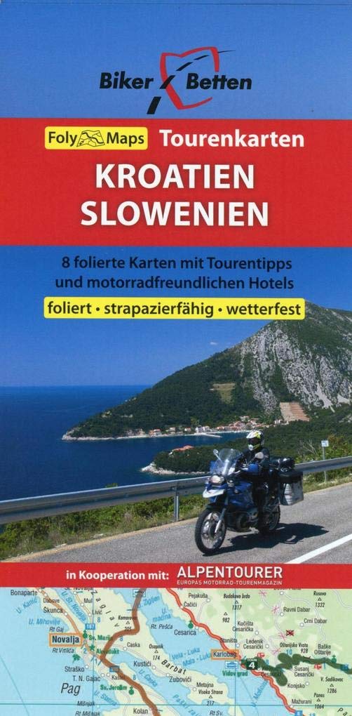 Tourenkarten Set Kroatien Slowenien (FolyMaps): 1:250 000 Leisure, Home & Garden