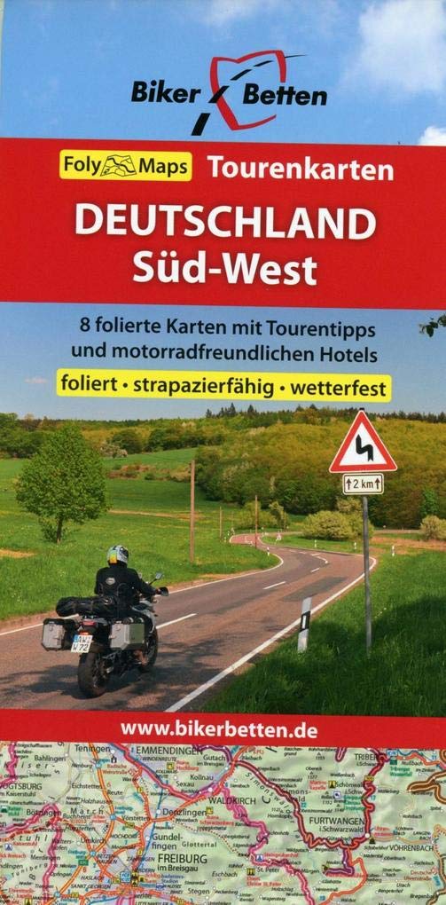 FolyMaps Tourenkarten Set Deutschland Süd-West book