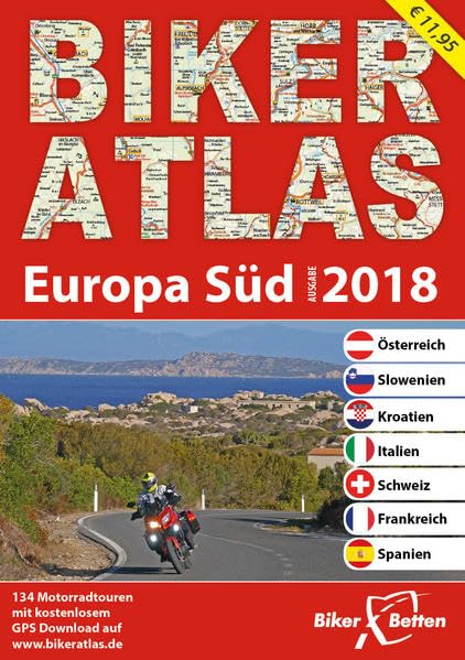 Biker Atlas EUROPA 2018 book