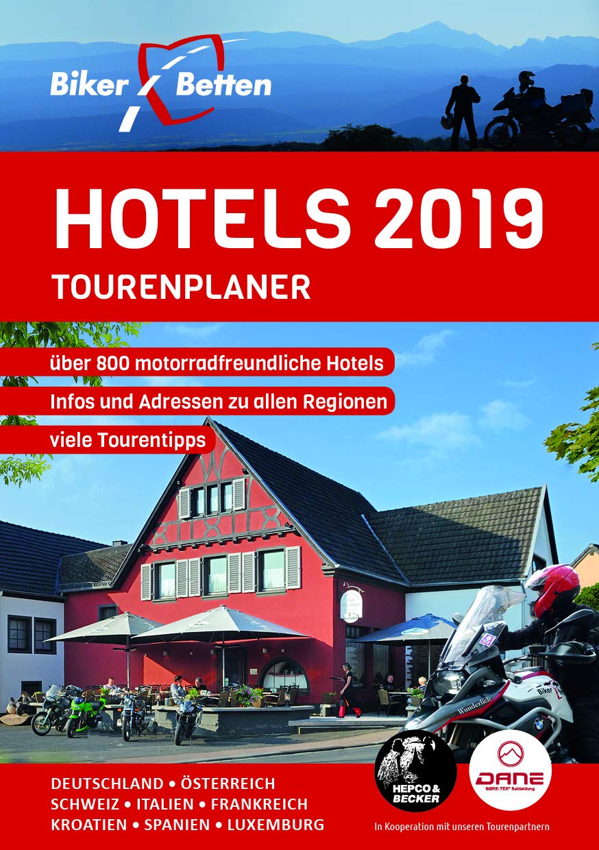 BikerBetten Tourenplaner Hotels 2019 Leisure, Home & Garden