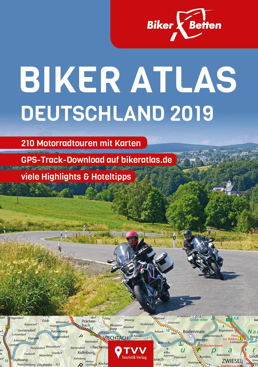 Biker Atlas DEUTSCHLAND 2019 Leisure, Home & Garden