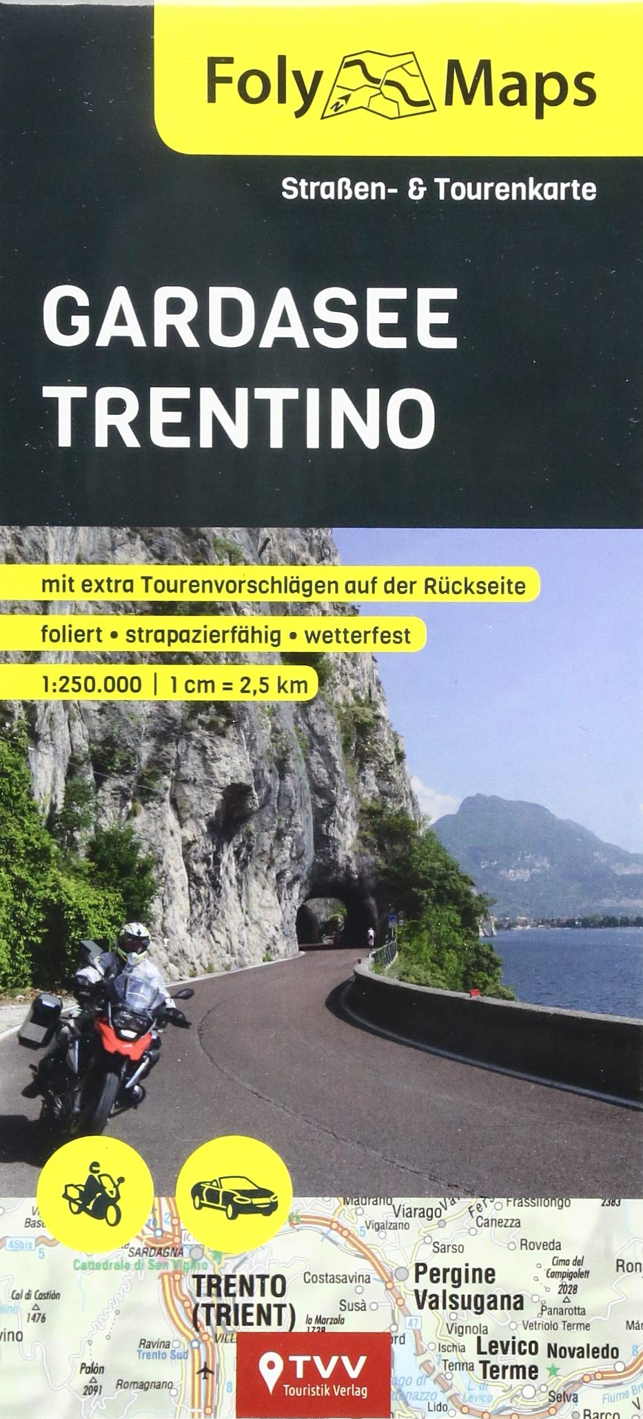 FolyMaps Gardasee Trentino 1:250 000 Leisure, Home & Garden