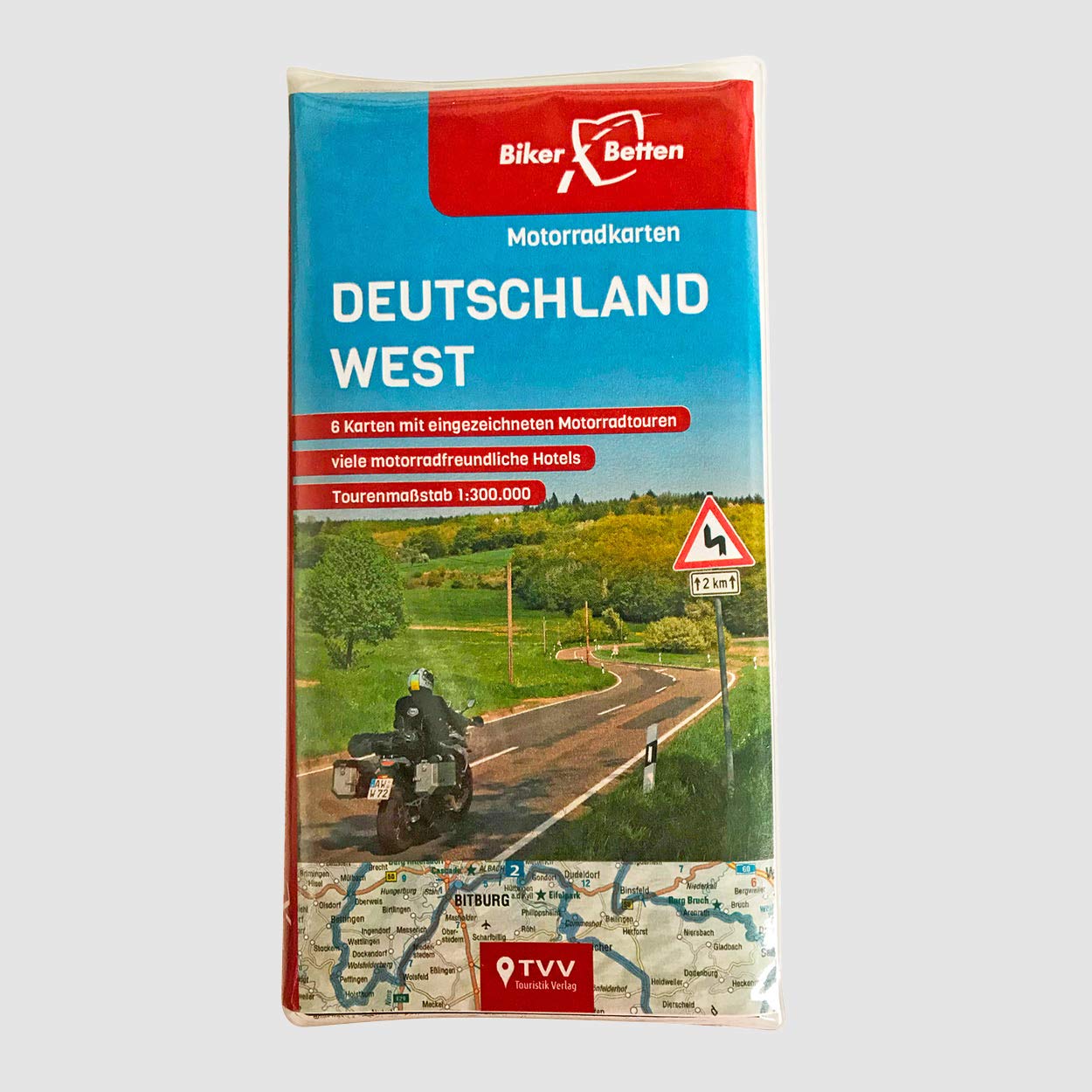Motorradkarten Set Deutschland West Leisure, Home & Garden