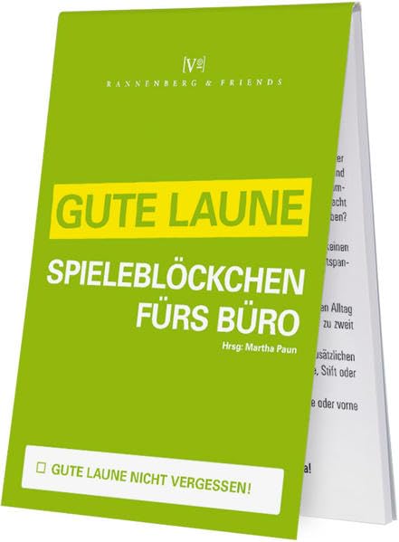 Gute Laune Spieleblöckchen fürs Büro: Spieleblöckchen Humour & Satire