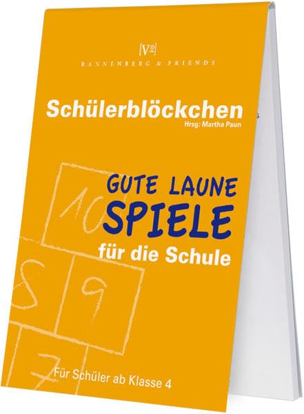 Schülerblöckchen Gute Laune Spiele für die Schule: Schüler Spiele ab 4.Klasse (Spieleblöckchen) Humour & Satire